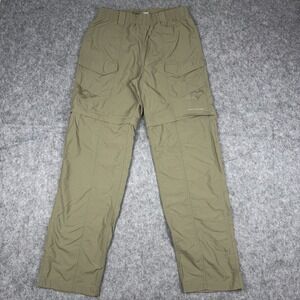 Columbia PFG Green Convertible Pants Sz S Cargo Fishing Shorts Outdoors Hiking